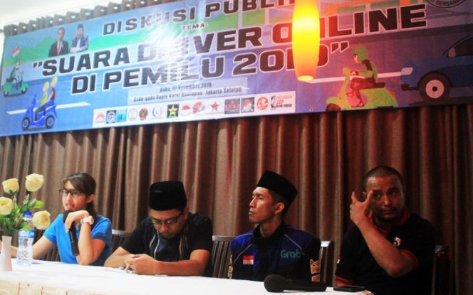 
					GNRBJ pastikan suara driver online bisa bergeser, jika Jokowi tak respon