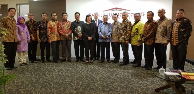 
					Dua hakim district Singapura paparkan sistem aplikasi perkara pada tim MA