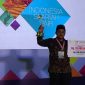 Muhammad Ja'far Hasibuan Juara 1 Santripreneur Award 2018 Kategori Boga (Olahan Pangan) dalam Indonesia Syariah Fair (Insyaf) di Balai Kartini, Jakarta. Rabu, 28 Nopember 2018. (AL Sattar)