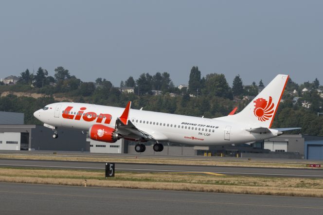 
					Lion Air 737 MAX 8 1A210 Flyaway - August 13, 2018