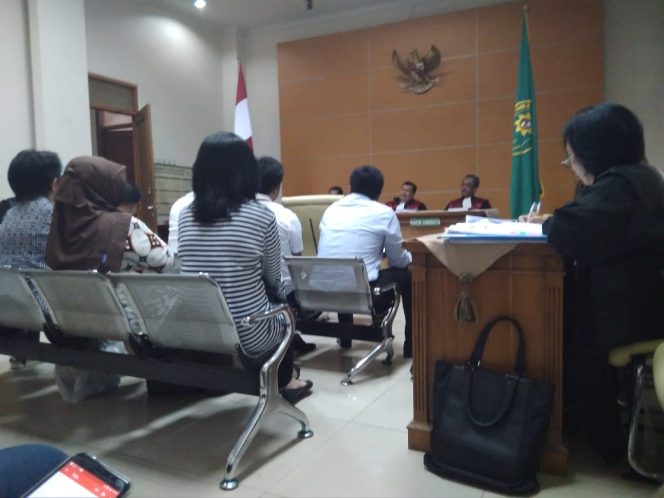 
					Pengadilan negeri kembali menggelar sidang dugaan penggelapan pembelian Lumina Tower