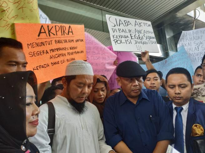 Eggi Sudjana laporkan Kapitra Ampera soal pengancaman