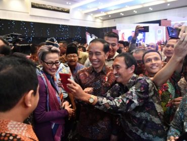 Presiden Jokowi Saat Hadiri Hari Pers Nasional di Surabaya (09/02/2019) - foto Dok. KSP