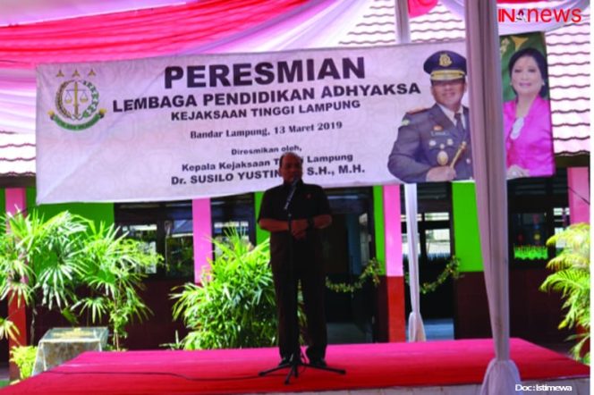 
					Kejati Lampung resmikan Lembaga Pendidikan  Adhiyaksa