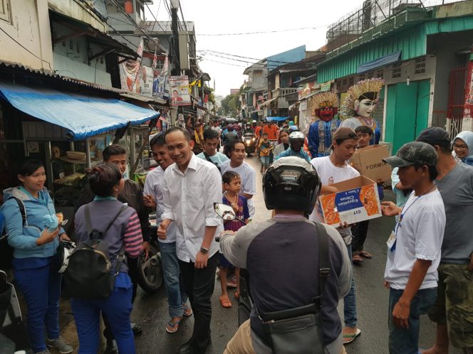 
					Saweri sambangi warga Johar Baru