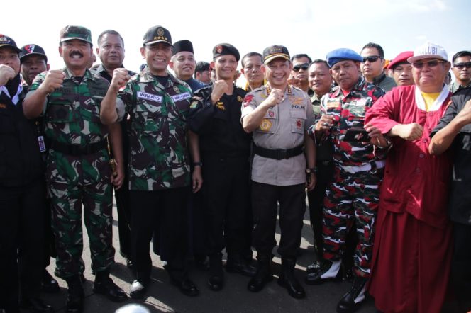 
					Apel siaga, TNI-Polri siap amankan Pemilu 2019