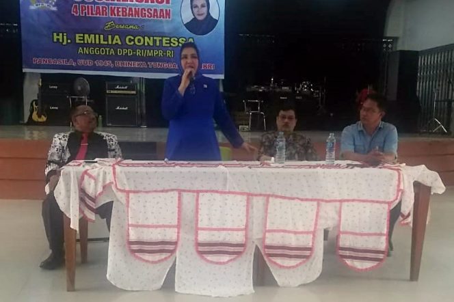 
					Emilia Contesa tekankan anak bangsa pegang teguh PBNU