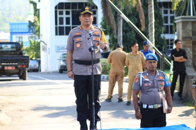 
					Polres Bitung gelar Apel Ketupat Samrat 2019