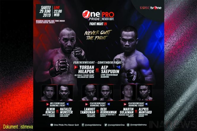 
					One Pride Pro Never Quit Fight Night 29 akan hadir lebih seru