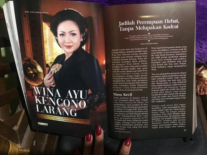 
					Ayu Kencono , Wanita Inspiratif Versi Pusat Profil dan Biografi Indonesia