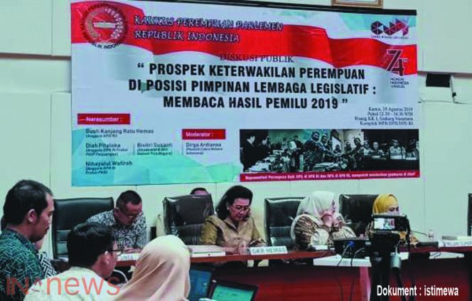
					Mendorong Perempuan Menjadi Pimpinan di Lembaga Legislatif