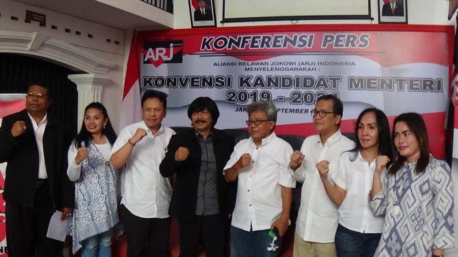 
					ARJ Indonesia Siap Menggelar Konvensi Kandidat Menteri Jokowi 2019 – 2024
