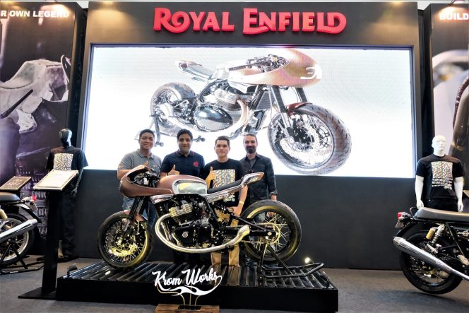 
					Berbasis Continental GT 650 , Royal Enfield Luncurkan G 30, di ajang Kustomfest 2019