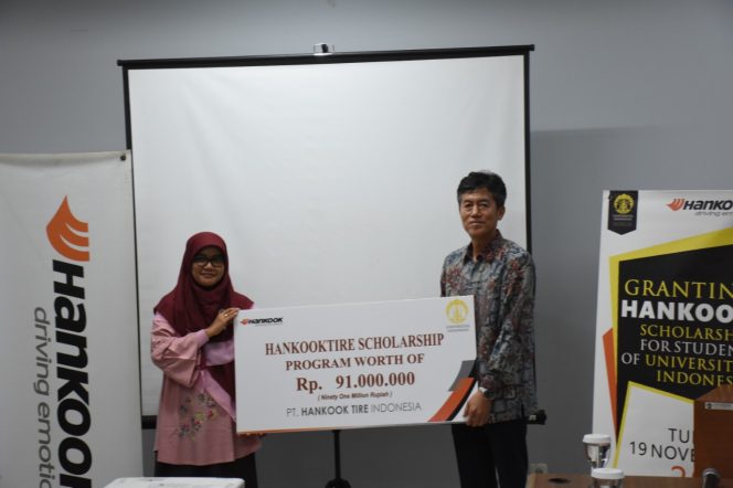 
					Hankook Tire Indonesia Berikan Beasiswa kepada 50 Mahasiswa Berprestasi