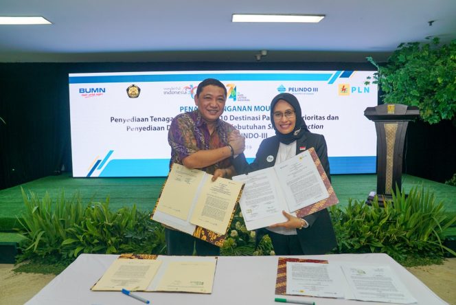 
					Pelindo III dan PLN tanda tangani MOU pemasangan Shore Connection