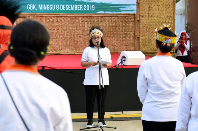 
					Ibu Negara Ikuti Jalan Sehat Keluarga Peringati Hari Ibu di GBK Senayan Jakarta