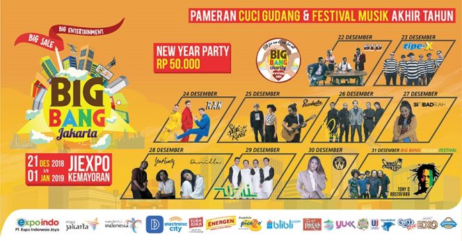 
					Berburu Discount Akhir Tahun di Big Bang Jakarta 2019 Ji-Expo Kemayoran