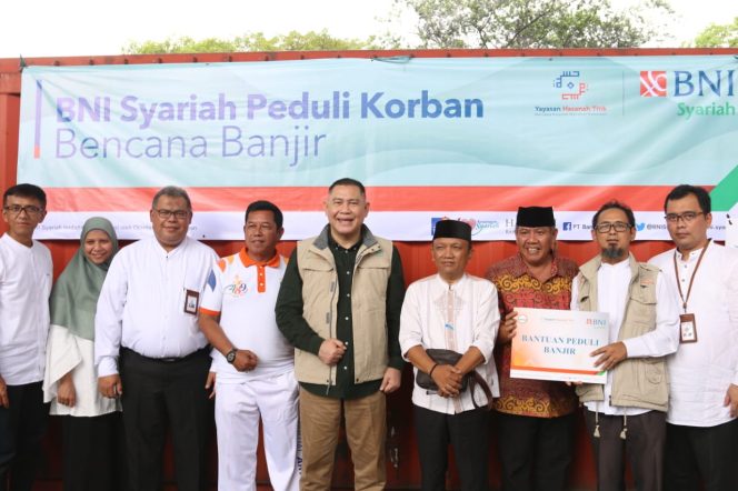 
					BNI Syariah Salurkan Bantuan Kepada Korban Banjir Rawa Terate