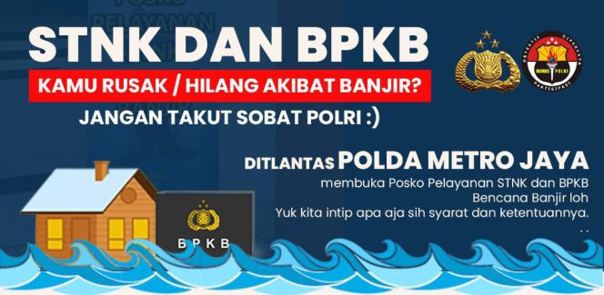 
					STNK dan BPKB Terendam Banjir , ini Persyaratan Mengurusnya