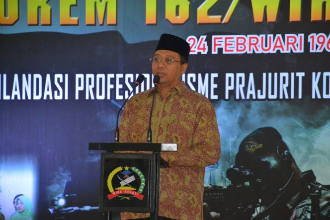 
					HUT Ke-51 Korem 162/WB, Gubernur Berharap Sinergi Terjaga Untuk Memajukan NTB Menjadi Lebih Baik Lagi