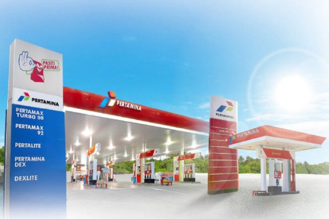 
					ilustrasi spbu pertamina