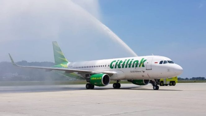 
					Cegah Penyebaran Virus Covid-19, Citilink Lakukan Desinfeksi Armada