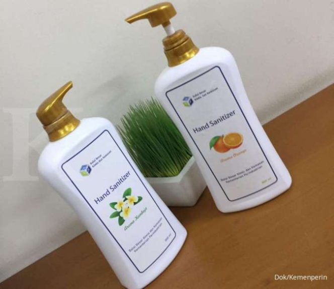 
					Unit Pendidikan Kemenperin Mampu Produksi 1.700 Botol Hand Sanitizer