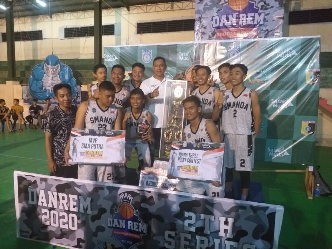 
					Danrem 162/WB Tutup Turnamen Basket Ball Danrem Cup 2020