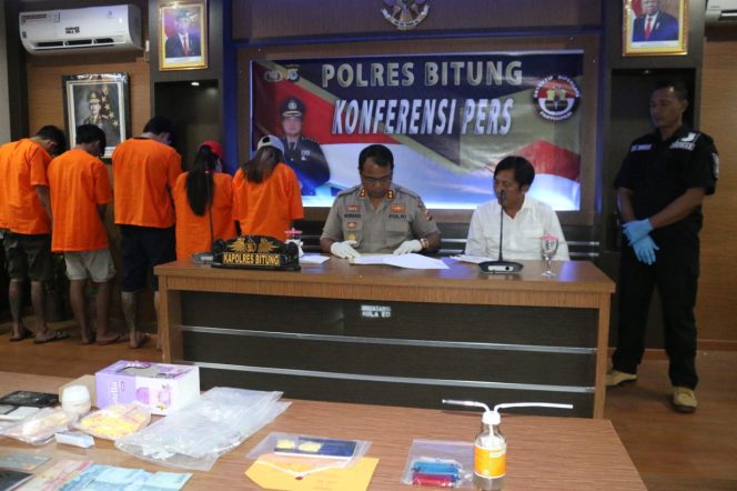 
					Satnarkoba Polres Bitung Bongkar Peredaran Narkoba Dari Dalam Lapas