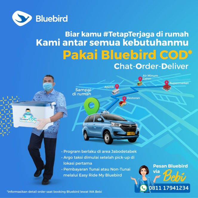 
					Kampanye #Tetapterjaga, Langkah Terbaru Bluebird dalam Hadapi Penyebaran Virus Corona