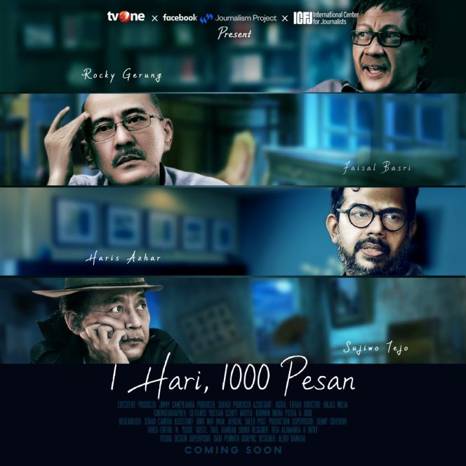 
					tvOne, Facebook dan ICFJ Persembahkan Video Series 1 Hari 1000 Pesan