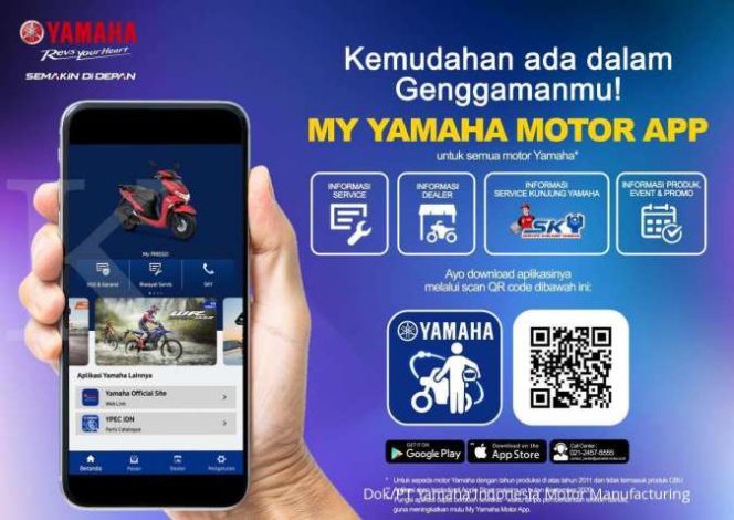
					Yamaha Indonesia Luncurkan My Yamaha Motor App