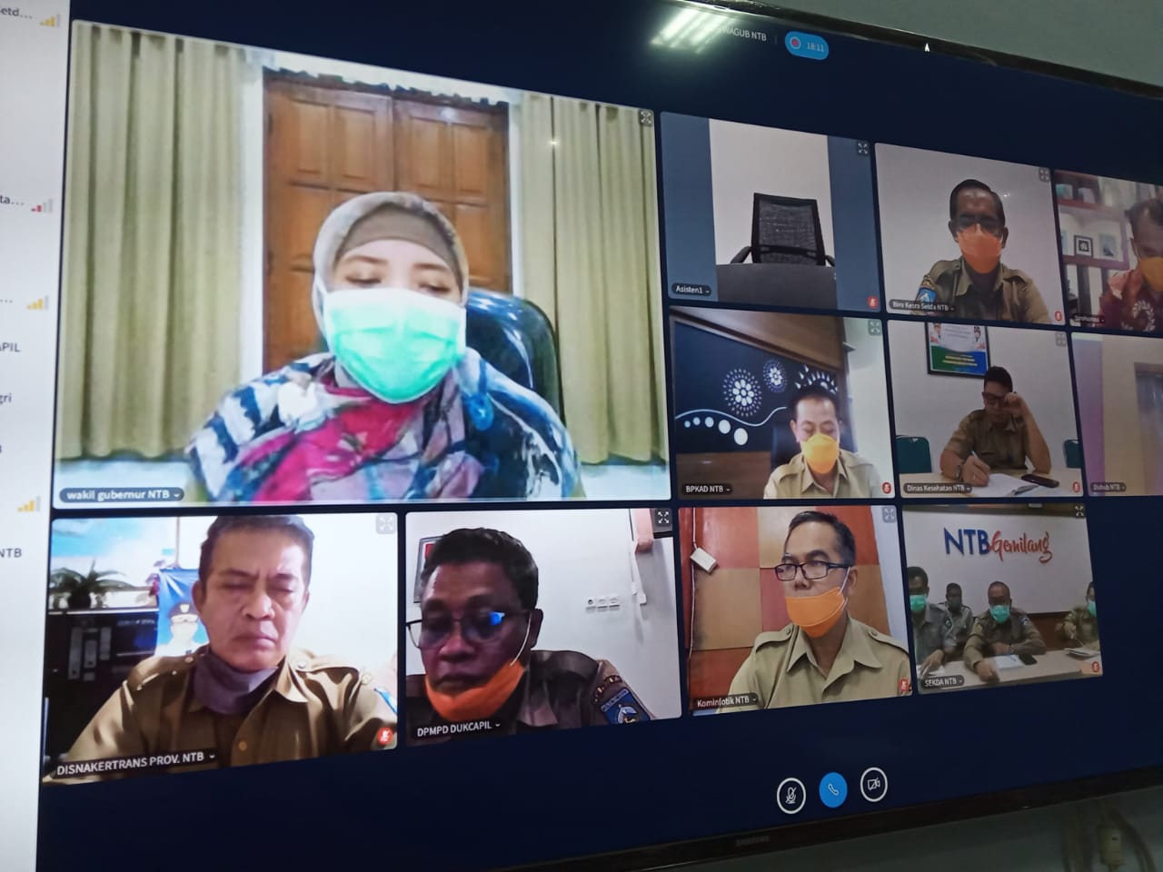 Cegah Penyebaran Covid-19 di NTB, Wagub Minta Dikes Pastikan Fasilitas Kesehatan Puskesmas Tersedia Dengan Baik