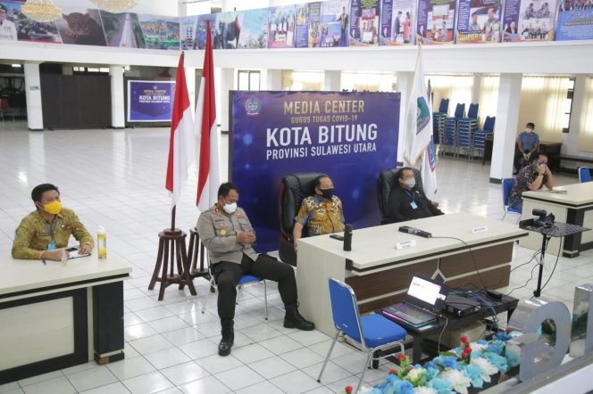 
					Walikota Bitung Rakor Bersama Kemendagri Lewat Vicon
