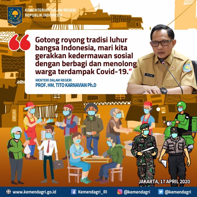 
					Provinsi Dihimbau Membantu Kabupaten dan Kota dalam Penanganan Covid-19