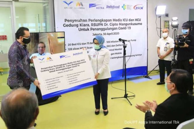 
					Astra Serahkan Perlengkapan Medis ICU & HCU untuk Rumah Sakit Cipto Mangunkusumo