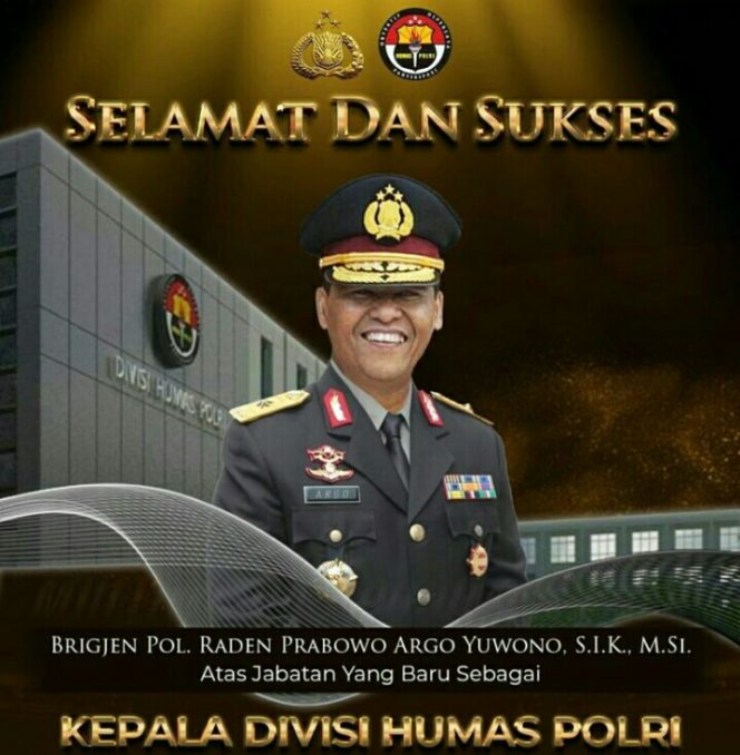 
					Brigjen Argo Yuwono Resmi Menjabat Kadiv Humas Polri