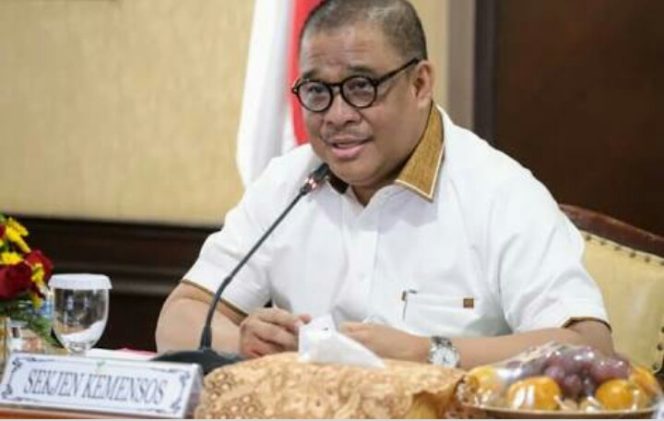 
					Sekjen Kemensos Keliling Kantor Pusat, Cek Kesiapan New Normal