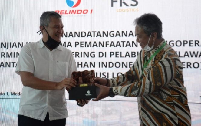 
					Pelindo 1 dan PT FKS Solusi Logistik Tandatangani Kerjasama Pengoperasian Terminal Curah Kering