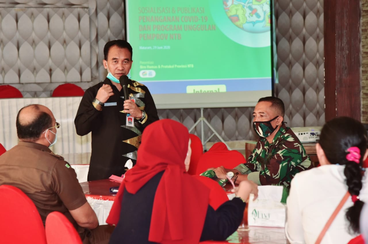 NTB New Normal, Bako Humas Bersama Media Online Kampanyekan Berita Baik