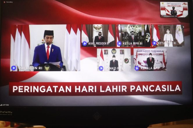 
					Panglima TNI Hadiri Upacara Hari Lahir Pancasila Secara Daring