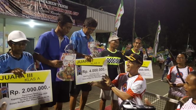 
					Peringati Hari Bhayangkara  Polres Pekalongan Kota Gelar Kejuaraan Tenis