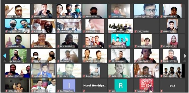 
					Virtual Gathering Manajemen KAI dan Railfans Untuk Pererat Silaturahmi