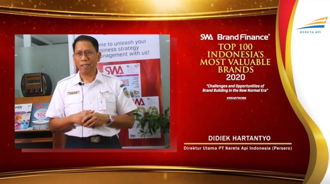 
					KAI Berhasil Masuk Daftar Indonesia’s Most Valuable Brands 2020