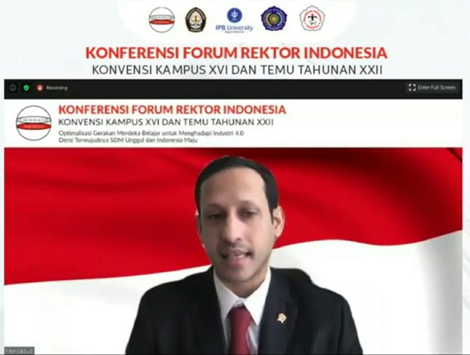 
					Dukungan Presiden untuk Merdeka Belajar pada Konferensi Forum Rektor Indonesia 2020