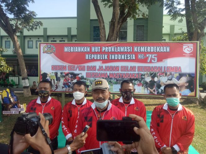 
					Tanam Rasa Cinta Tanah Air Kepada Generasi Muda, Korem 162/WB Gelar Berbagai Lomba