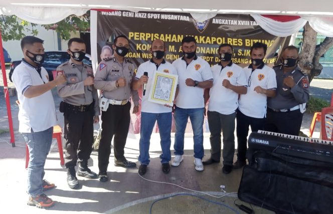 
					Berpisah Dengan Wakapolres, WG NNZZ Bitung Gelar Acara Perpisahan