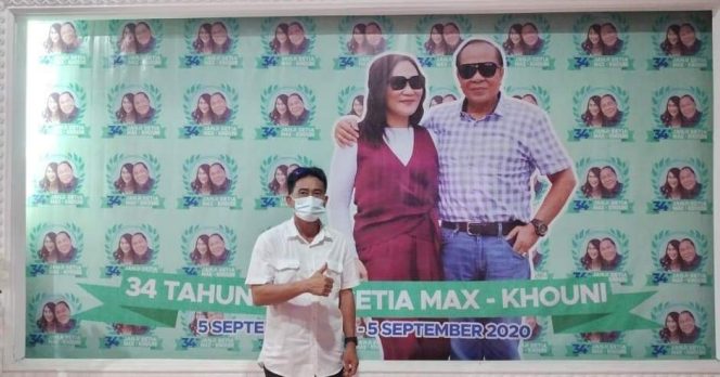 
					Camat Ranowulu Hadiri, Hut Perkawinan Lomban-Rawung Yang Ke 34