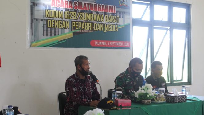 
					Dandim 1628/SB Gelar Silaturrahmi Dengan Pepabri Dan Insan Pers