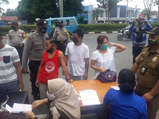 
					Puluhan Warga Bitung Terjaring Operasi Yustisi